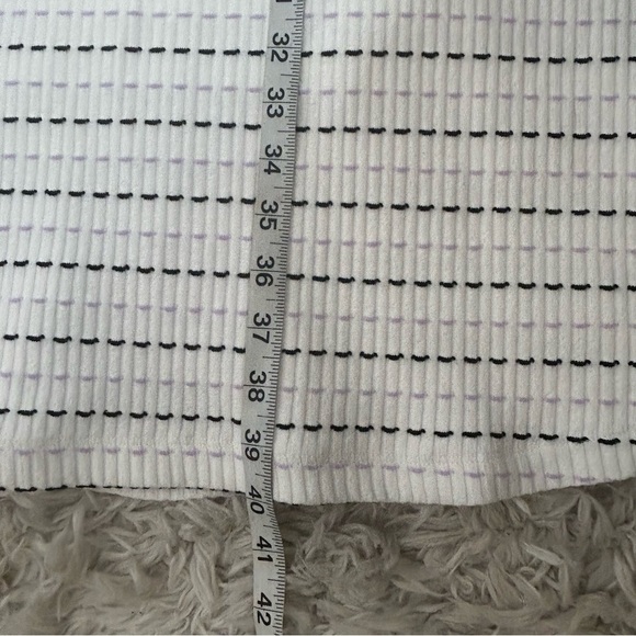 Chinti & Parker Knit Dotted V-Neck Sleeveless A-Line Dress - Picture 10 of 11